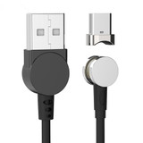 Bakeey 3 In 1 180 Degree Rotating Type C Micro USB 3.5A Fast Charging Rotating Magnetic Data Cable For iPhone 11 Pro XS Huawei P30 Pro Mate 30 Xiaomi Mi9 9Pro S10+ Note10