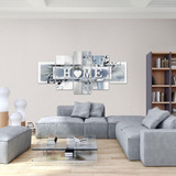 5 Panels Love HOME Wall Art Print Pictures Canvas Paintings Decorations Unframed