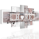 5 Panels Love HOME Wall Art Print Pictures Canvas Paintings Decorations Unframed