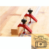 Drillpro Aluminum Alloy Quick Acting Hold Down Clamp T-Slot T-Track Clamp Set Woodworking Tool