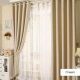 Honana WX-C13 Sky Star Blackout Curtains Thermal Insulated Grommets Drapes for Bedroom Decor