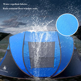 Outdoor 3-4 Persons Camping Tent Automatic Opening Single Layer Canopy Waterproof Anti-UV Sunshade