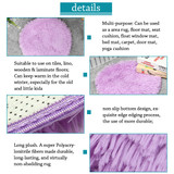 Non-Slip Bath Bedroom Shower Round Mat Rug Soft Plush Carpet