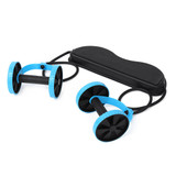 Home Gym Roller Double Wheel Muscle Exercise Equipment