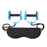 Home Gym Roller Double Wheel Muscle Exercise Equipment
