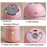Air Purifier Mini Aromatherapy Humidifier Light Small Fan