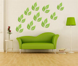 3D Leaves Wall Decals 3 Pcs 10 Colors Acrylic Home Bedroom Living Room Wall Stickers Decor