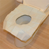 Mrosaa 10PCS Disposable Toilet Seat Covers Mats Portable Waterproof Safety Toilet Seat Pads Travel/Camping Bathroom Accessories