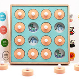 Wooden Memory Chess Children's Teaching Aids Toys logical Thinking Ability Improvement Puzzle Early Education (01)