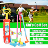 Children's Golf Sports Toy Set with Cart Net Bag Packaging Toys