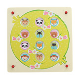 Wooden Pull Out Carrot Memory Chess Puzzle Intelligence Parent-child Interaction Board Game Toys