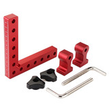Drillpro 2 Set Woodworking Precision Clamping Square L-Shaped Auxiliary Fixture Splicing Board Positioning Panel Fixed Clip Carpenter Square Ruler Woodworking Tool