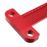 Drillpro Aluminium Alloy T-260 Hole Positioning Metric Measuring Ruler 260mm Precision Marking T-Rule Scriber Ruler Woodworking Tool