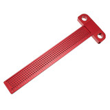 Drillpro Aluminium Alloy T-260 Hole Positioning Metric Measuring Ruler 260mm Precision Marking T-Rule Scriber Ruler Woodworking Tool