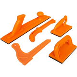 Drillpro Woodworking Push Block and Stick 5 Piece Sets Safety Push Block for Woodworkers and Use On Table Saws, Router Tables, Jointers and Band Saws