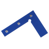 ES-5 Aluminum Alloy Multifunction Woodworking Scribing Ruler 3D Miter Angle Marking T Ruler Square Layout 45/90 Degree Measuring Ruler (Blue)