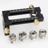 Drillpro 6/8/10/12mm Baby Bed Crib Screws Hardware Drill Guide Hole Punch Locator Flat Screw Drill Jig for Beds Headboards Chairs Furniture Woodworking Tool