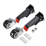 Heavy Duty 660 LBS Workbench Casters Kit Retractable Caster Wheels for Workbenches Machinery and Tables