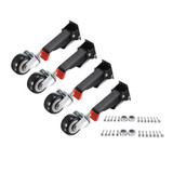 Heavy Duty 660 LBS Workbench Casters Kit Retractable Caster Wheels for Workbenches Machinery and Tables