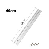 Drillpro Aluminum Alloy 45 Type T-slot T-track Miter Track Jig Fixture Slot 45x12.8mm For Table Saw Router Table Woodworking Tool