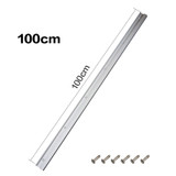 Drillpro Aluminum Alloy 45 Type T-slot T-track Miter Track Jig Fixture Slot 45x12.8mm For Table Saw Router Table Woodworking Tool