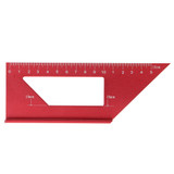 Aluminum Alloy Woodworking Scriber T Ruler Square Multifunctional 45/90 Degree Angle Ruler Angle Protractor Gauge