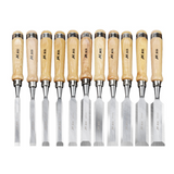Drillpro CR-V 6-38mm Woodworing Chisel Wood Chisel Wood Handle for Woodworking Carving