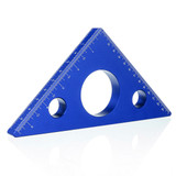 Aluminum Alloy Wood Angle Ruler DIY Protractor Miter Triangle Ruler Woodworking Tool