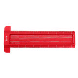 Drillpro Aluminium Alloy TS 3 to 8 Inch Hole Positioning Measuring Ruler Precision Marking T Ruler Scriber Ruler Woodworking Tool