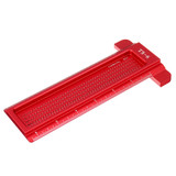 Drillpro Aluminium Alloy TS 3 to 8 Inch Hole Positioning Measuring Ruler Precision Marking T Ruler Scriber Ruler Woodworking Tool