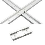 80mm Aluminium Alloy Connector T-Track Miter Slot Connector for Carpenter DIY Woodworking Tool