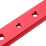 Red 100-450mm Aluminum Alloy Miter Track Nut M6/M8 T Slot T Track Nut Slider Bar Quick Acting Clamping T Nut Accessories for Table Saw Miter Track Jig Fixture