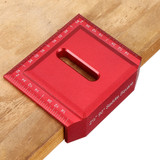 Aluminum Alloy 45/90 Degree Scribing Ruler Saddle Square Woodworking Measuring Marking T Ruler Bend Ruler