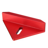 Aluminum Alloy 45/90 Degree Scribing Ruler Saddle Square Woodworking Measuring Marking T Ruler Bend Ruler