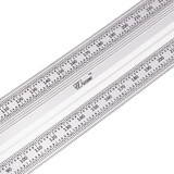200mm+300mm+400mm Stainless Steel Precision Marking T Ruler Hole Positioning Measuring Ruler Woodworking Scriber Scribing Tool