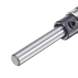 Drillpro 1/4 Inch Shank Double Bearing Router Bit Double Edge Straight Woodworking Trimming Cutter