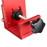 Drillpro Pocket Hole Drill Guide Dowel Jig Oblique Hole Locator Drilling Kit Aluminium Woodworker DIY Tools with 9mm Drill Bit