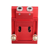 Drillpro Pocket Hole Drill Guide Dowel Jig Oblique Hole Locator Drilling Kit Aluminium Woodworker DIY Tools with 9mm Drill Bit