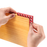Aluminum Alloy 90 Degree Woodworking Precision Square Metric Imperial Type Right Angle Ruler Height Measuring Ruler Scribing Marking Gauge