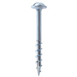 100pcs 25-63mm SQ2 Pocket Hole Screw Coarse Thread Woodworking Self Tapping Screw Oblique Hole Screw Square Driver
