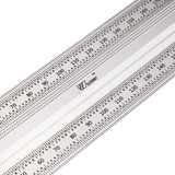 Drillpro 200mm Stainless Steel Precision Marking T Ruler Hole Positioning Measuring Ruler Woodworking Scriber Scribing Tool