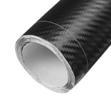 100x24'' 3D Black Carbon Fiber Car Body Vinyl Wrap Decal Sticker Roll Film Sheet