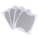 4PCS/Set Car Door Handle Cover Self-Adhesive Scratch Protective Film Carbon Look Sticker