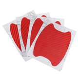 4PCS/Set Car Door Handle Cover Self-Adhesive Scratch Protective Film Carbon Look Sticker