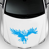 33x50cm Universal Car Stickers Body Hood Vinyl Eagle Engine Cover Decal Decoration