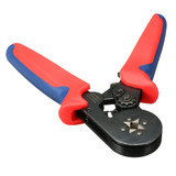 HSC8 6-4A 0.25-6mm² AWG23-10 Self Adjusting Ratcheting Ferrule Crimper Plier