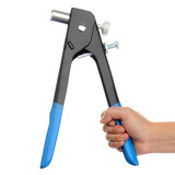 Pop Riveter Gun Rivet Hand Tool Set Kit with 100Pcs Nut Inserts + 5Pcs Mandrels & Box