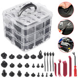 620pcs Car Trim Body Clips Kit Rivet Retainer Door Panel Bumper Plastic Fastener