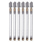 6Pcs TOYO Glass Cutter TC-17 Plastic Handle Straight Cutting Tool Self-oiling