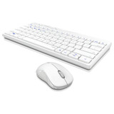 Rapoo 8000T Multi-Mode Wireless Keyboard & Mouse Set bluetooth 3.0/4.0/2.4G 78 Keys Keyboard 1300DPI Mouse Home Office Business Keyboard Mouse Combo